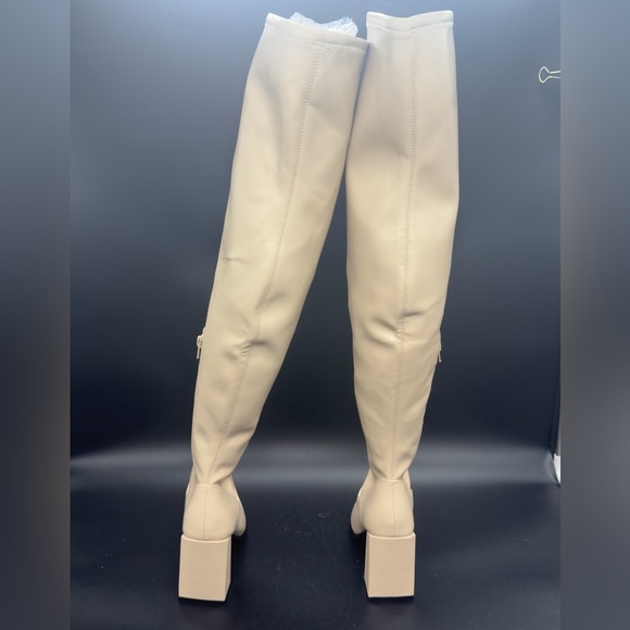 Open Edit Briar Over the Knee Boot Cream Vanilla - Picture 6 of 10